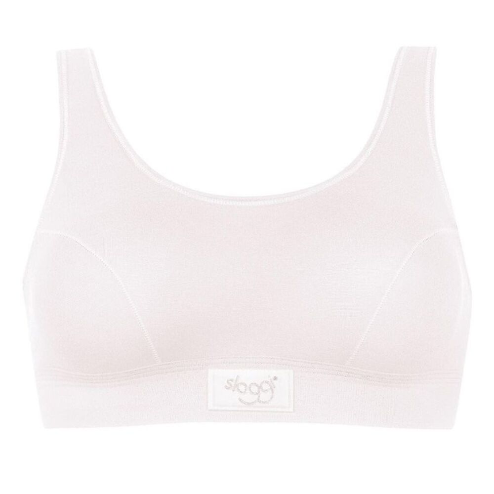 Sloggi Womens/Ladies Plain Comfort Sports Bra / White